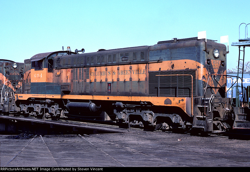 Columbus & Greenville DRS 6-4-1500 CAGY #604